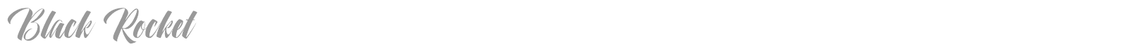 Black Rocket font preview